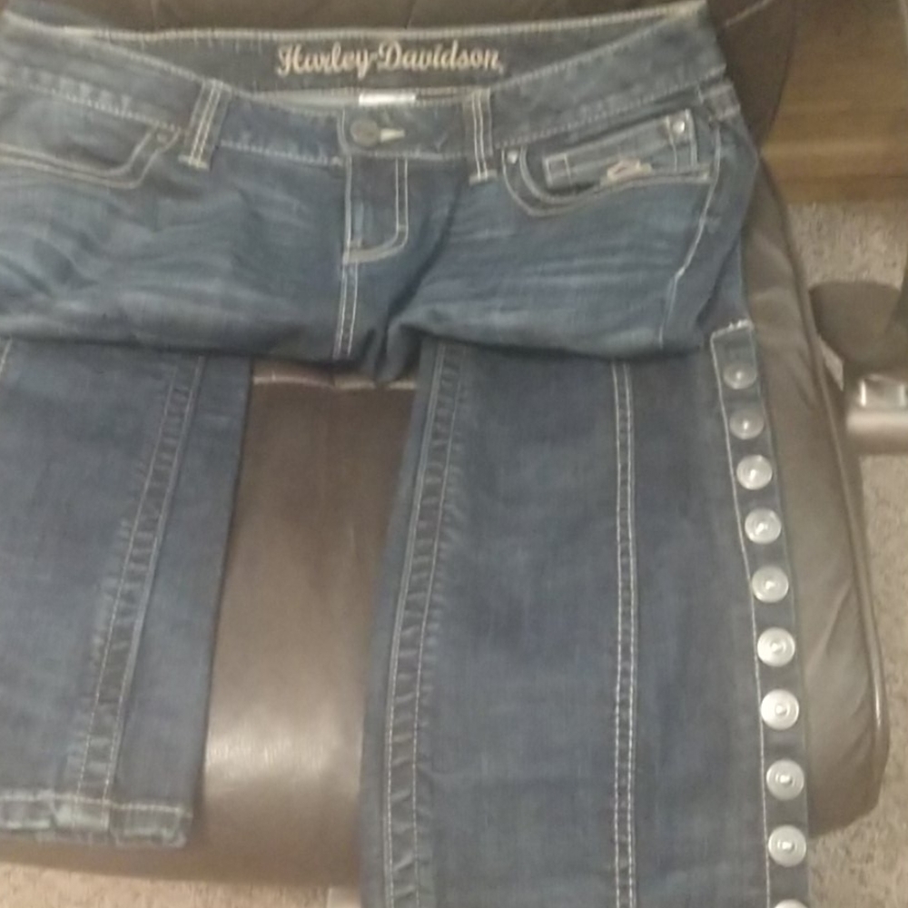 Harley Davidson, women's jeans.